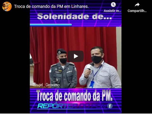 Entrevista com tenente coronel Geovanio da polícia militar