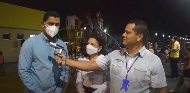 Entrega do Complexo de Esporte e Lazer-Rio Quartel. [Roque Chile e Terezinha]