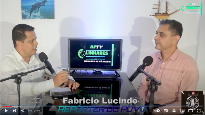 Delegado Fabricio Lucindo no Pod Cast frente a frente com o Repórter do Povo / Política em foco.