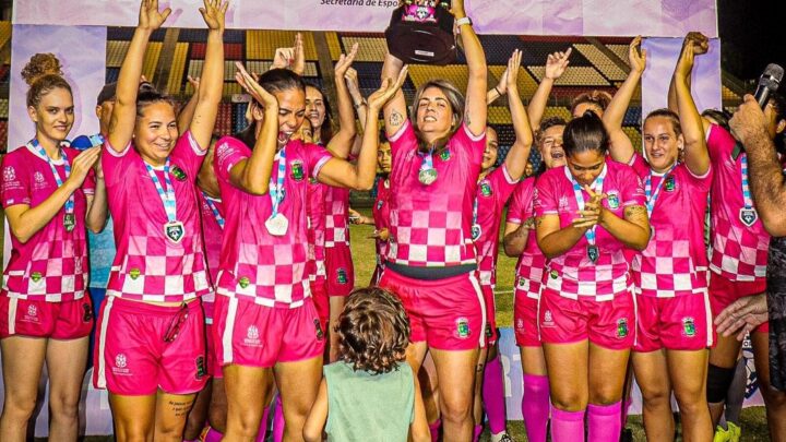 Time feminino do Linhares faz bonito e é vice-campeão da Copa Sesport