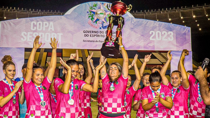 Time feminino do Linhares faz bonito e é vice-campeão da Copa Sesport