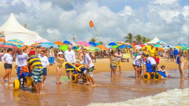 Praia Acessível no Pontal do Ipiranga Linhares-ES