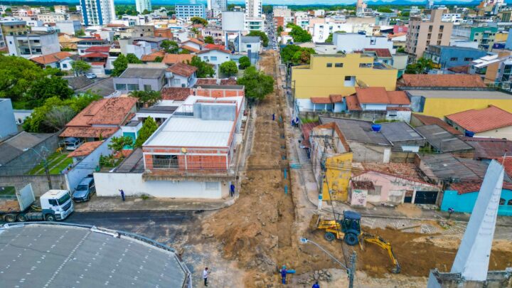 Saae finaliza obra de instalação de nova tubulação e abastecimento de água será restabelecido