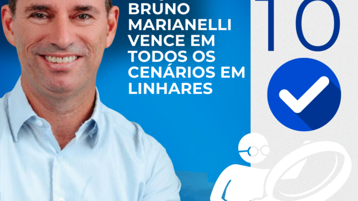 Pesquisa Enquete: Bruno Marianelli vence em todos os cenários em Linhares