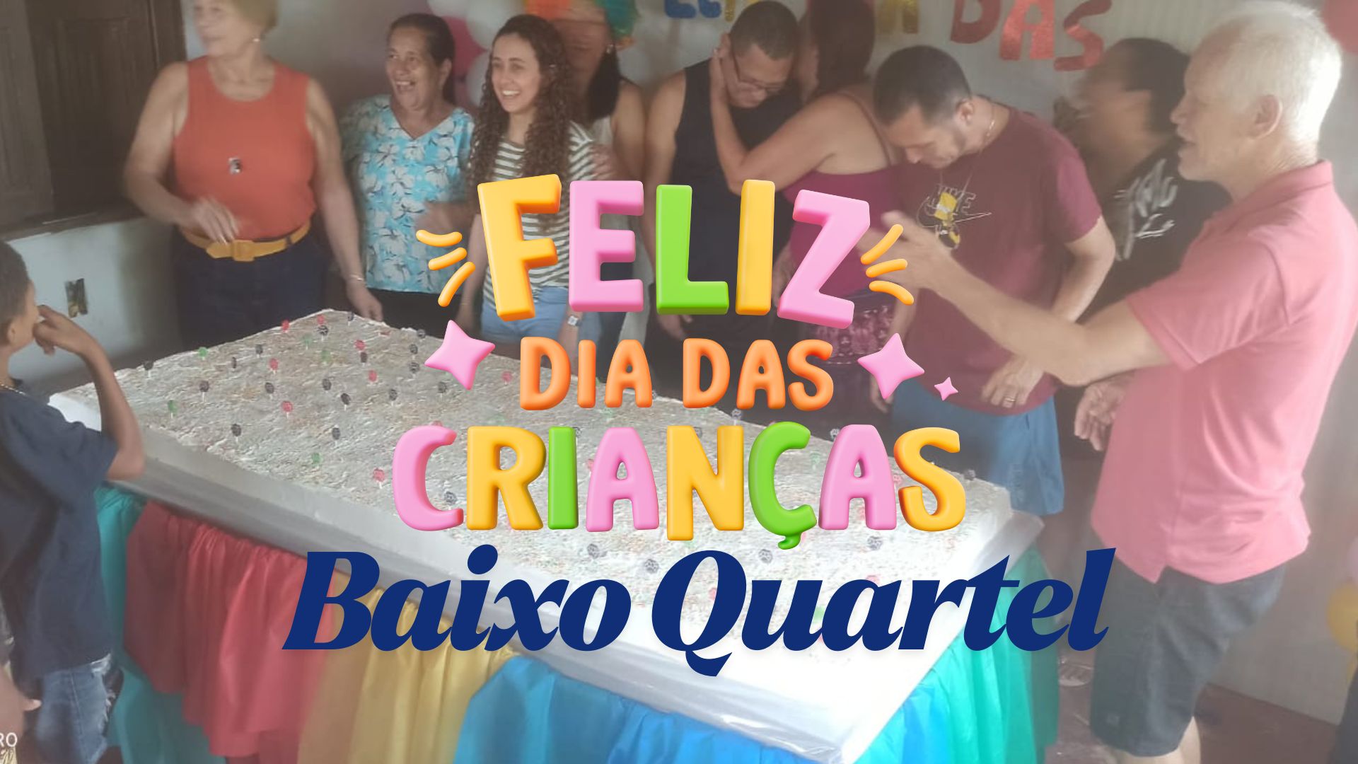 Dona Rozângela realiza, pelo sétimo ano consecutivo, a tradicional Festa das Crianças em Baixo Quartel
