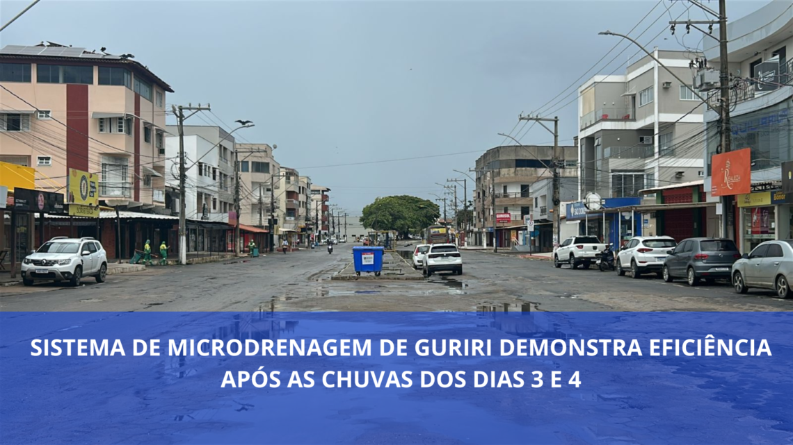 Antes alagada, agora protegida: Guriri comprova eficiência do novo sistema de drenagem em temporal