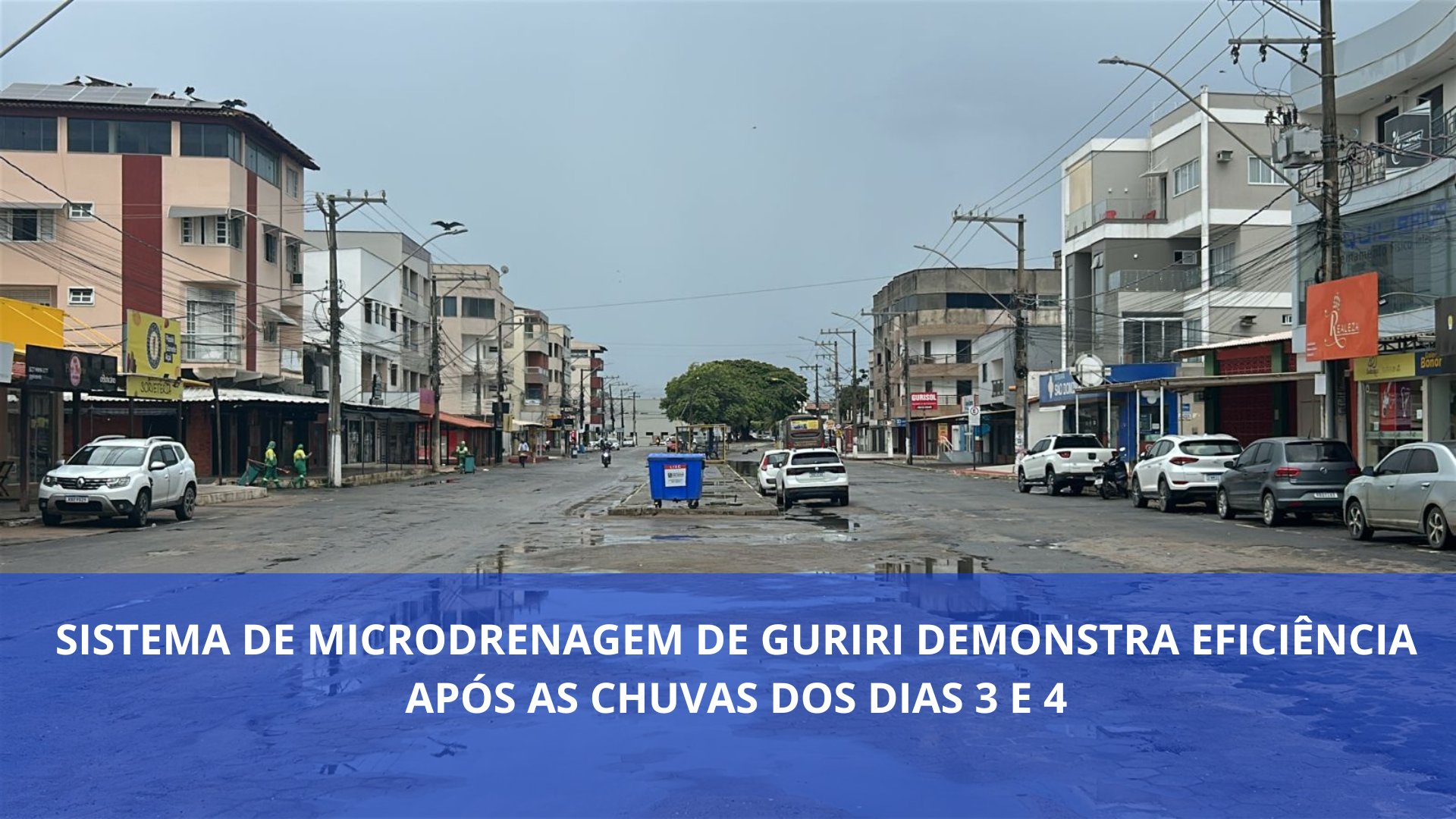 Antes alagada, agora protegida: Guriri comprova eficiência do novo sistema de drenagem em temporal