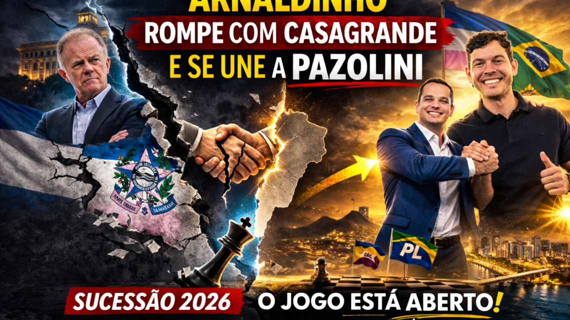 Nos Bastidores da Política O movimento de Arnaldinho que redesenha o tabuleiro no Espírito Santo