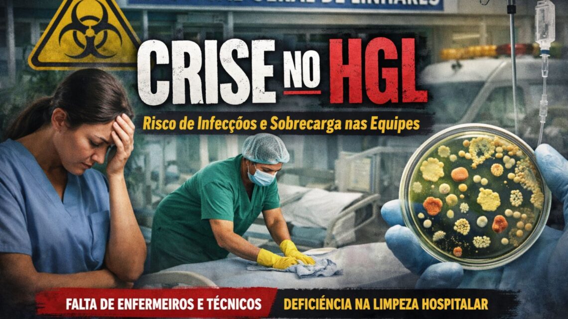 Falta de profissionais no HGL acende alerta sobre risco de infecções e sobrecarga nas equipes