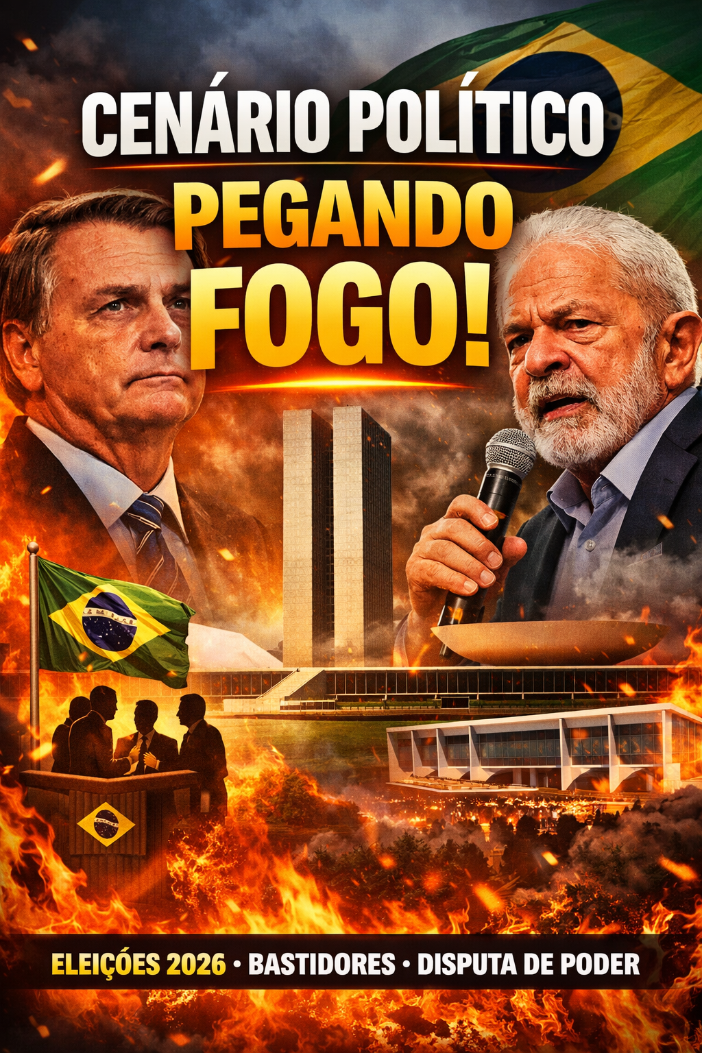 🔥 Bastidores da política esquentam e dominam o debate no Brasil