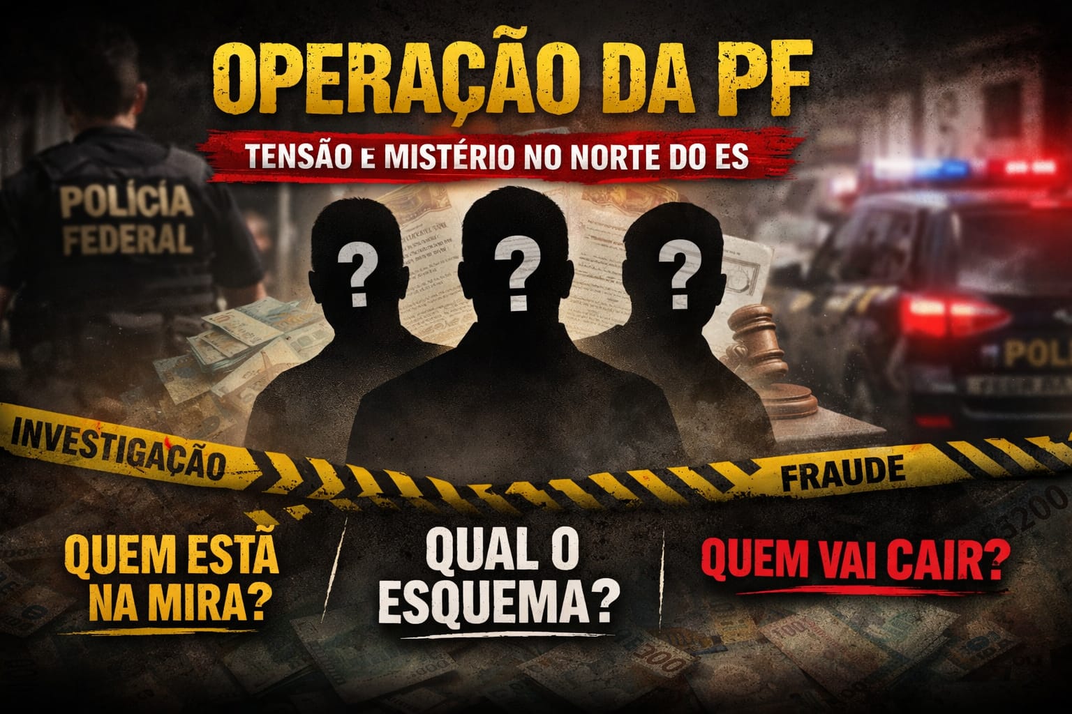 🚨 Operação da PF movimenta bastidores e gera tensão política em Linhares e São Mateus