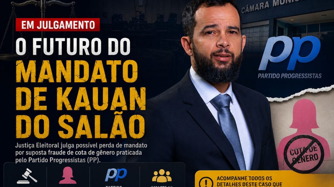 “MANDATO POR UM FIO: Justiça pode cassar “Kauan do Salão” por suposta fraude à cota de gênero”