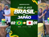 Emoção até o último minuto:  Ex-diretor do DER, Freitas e o presidente da câmara Roninho assistem jogo do Brasil juntos em tradicional bar no Interlagos.