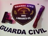 PRESO | Homem é preso pela Guarda Civil Municipal com simulacro de arma e facão no Centro de Linhares